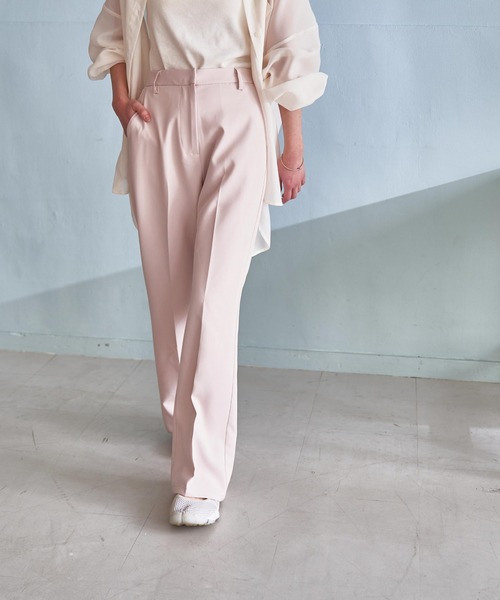 WEGO（ウィゴー）の「WEGO/カラーセミフレアスラックス（スラックス・レディース・ブラック/レッド/オレンジ系その他3/その他1/その他2/ケリーグリーン/ピンク/ブルー/ブルー系その他/アイボリー/ライトイエロー・SMALL/MEDIUM）」の14枚目の写真