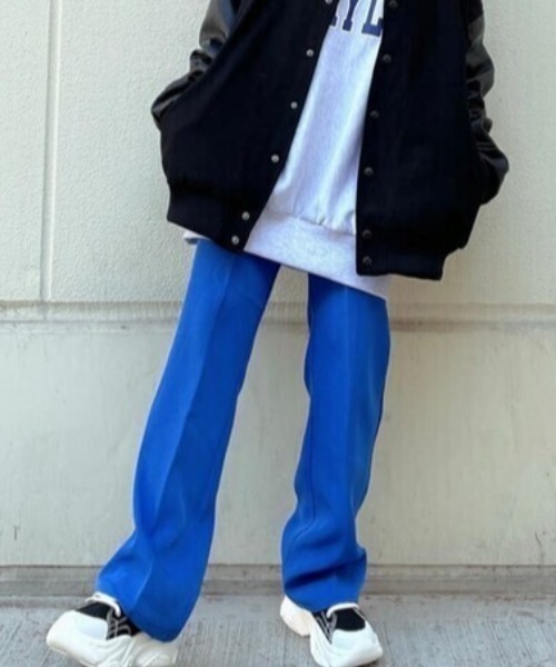 WEGO（ウィゴー）の「WEGO/カラーセミフレアスラックス（スラックス・レディース・ブラック/レッド/オレンジ系その他3/その他1/その他2/ケリーグリーン/ピンク/ブルー/ブルー系その他/アイボリー/ライトイエロー・SMALL/MEDIUM）」の20枚目の写真