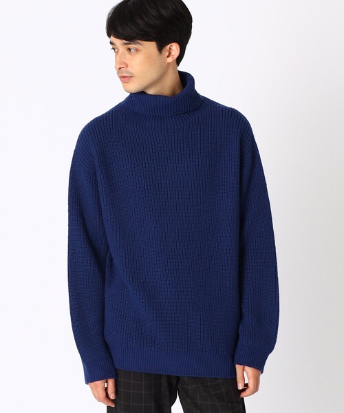 COMME CA ISM（コムサイズム）の「タートルネックニット（ニット/セーター・メンズ・ホワイト/ブラック/ブルー/グリーン・FREE）」の4枚目の写真