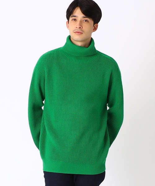 COMME CA ISM（コムサイズム）の「タートルネックニット（ニット/セーター・メンズ・ホワイト/ブラック/ブルー/グリーン・FREE）」の3枚目の写真