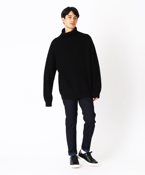 COMME CA ISM（コムサイズム）の「タートルネックニット（ニット/セーター・メンズ・ホワイト/ブラック/ブルー/グリーン・FREE）」の6枚目の写真