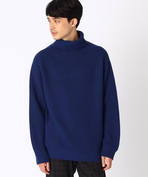 COMME CA ISM（コムサイズム）の「タートルネックニット（ニット/セーター・メンズ・ホワイト/ブラック/ブルー/グリーン・FREE）」の11枚目の写真