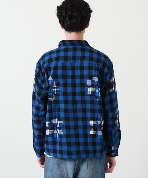 niche.（ニッチ）の「【niche./ニッチ】Fiower Cut Work Nel Shirts（シャツ/ブラウス・メンズ・レッド/ブルー・LARGE/X-LARGE）」の17枚目の写真