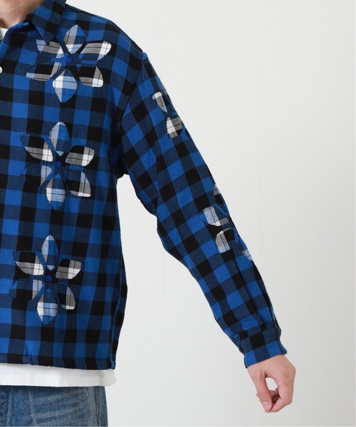 niche.（ニッチ）の「【niche./ニッチ】Fiower Cut Work Nel Shirts（シャツ/ブラウス・メンズ・レッド/ブルー・LARGE/X-LARGE）」の11枚目の写真