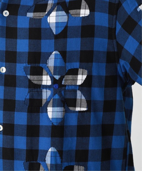 niche.（ニッチ）の「【niche./ニッチ】Fiower Cut Work Nel Shirts（シャツ/ブラウス・メンズ・レッド/ブルー・LARGE/X-LARGE）」の14枚目の写真