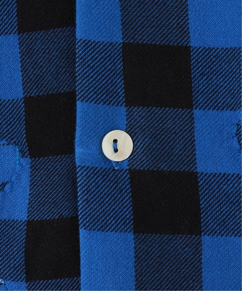 niche.（ニッチ）の「【niche./ニッチ】Fiower Cut Work Nel Shirts（シャツ/ブラウス・メンズ・レッド/ブルー・LARGE/X-LARGE）」の10枚目の写真