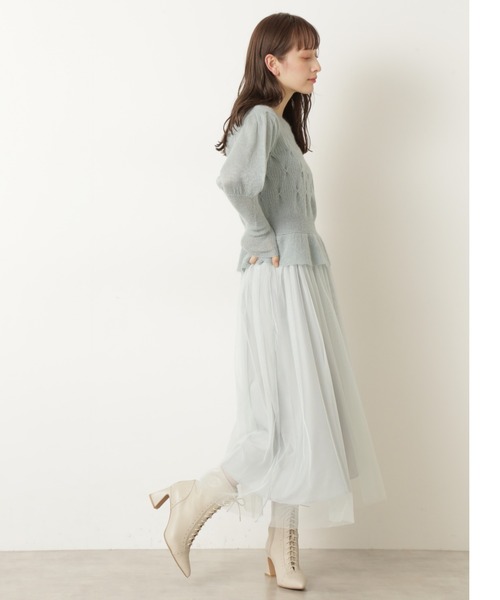 JILL STUART(ジルスチュアート)の「マディシンセットワンピース(ワンピース・レディース・ブラック/ライトグリーン・2)」の5枚目の写真