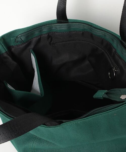 MAISON BREEZE（メゾンブリーズ）の「コンパクトながら中はポケット豊富の強い味方◎【MAISON BREEZE】デイリーキャンバスランチトート KNF（トートバッグ・レディース・ホワイト/グリーン・FREE）」の13枚目の写真