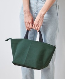 コンパクトながら中はポケット豊富の強い味方◎【MAISON BREEZE】デイリーキャンバスランチトート KNF