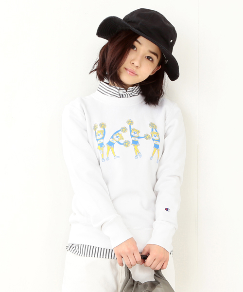 Champion(チャンピオン)の「◎CHAMPION×BEAMS BOY / UCLA リバースウィーブ クルー(スウェット・レディース・グレー/ネイビー/ホワイト・SMALL)」の13枚目の写真