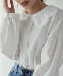 デザインカラーブラウス