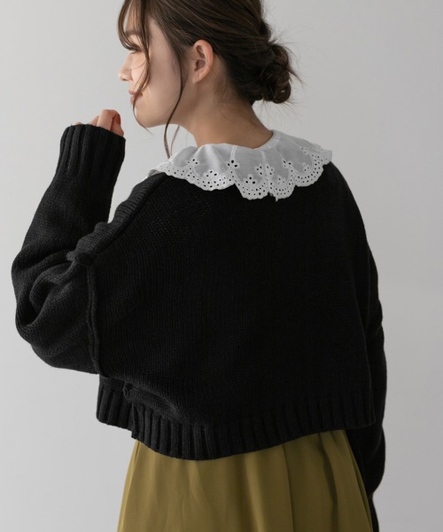 Edit Sheen（エディットシーン）の「デザインカラーブラウス（シャツ/ブラウス・レディース・ホワイト・MEDIUM）」の2枚目の写真