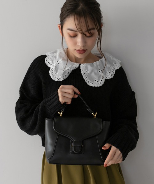 Edit Sheen（エディットシーン）の「デザインカラーブラウス（シャツ/ブラウス・レディース・ホワイト・MEDIUM）」の3枚目の写真