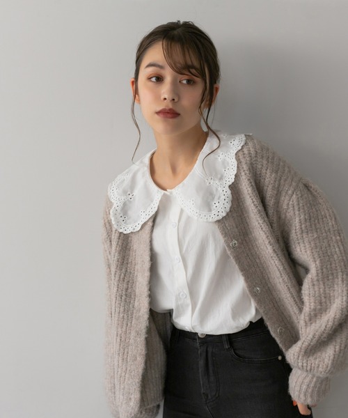 Edit Sheen（エディットシーン）の「デザインカラーブラウス（シャツ/ブラウス・レディース・ホワイト・MEDIUM）」の13枚目の写真