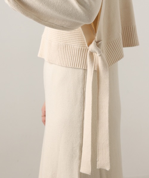 natural couture(ナチュラルクチュール)の「【WEB限定カラー有り】ケーブルベスト×ニットワンピースセット(ワンピース・レディース・チャコールグレー/オフホワイト/ピンク/モカ/ラベンダー・FREE)」の19枚目の写真