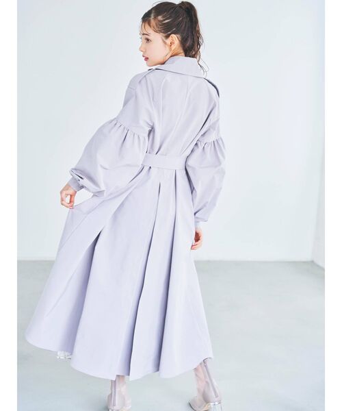 dazzlin（ダズリン）の「ボリュームレディトレンチコート（トレンチコート・レディース・ベージュ/グレー・SMALL/MEDIUM）」の15枚目の写真