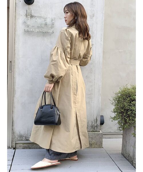 dazzlin（ダズリン）の「ボリュームレディトレンチコート（トレンチコート・レディース・ベージュ/グレー・SMALL/MEDIUM）」の19枚目の写真