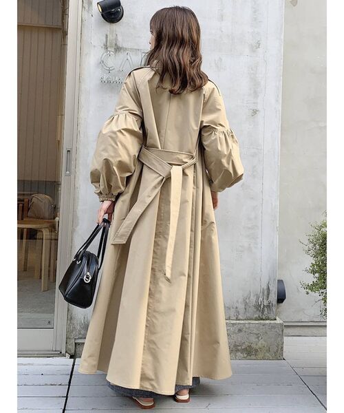 dazzlin（ダズリン）の「ボリュームレディトレンチコート（トレンチコート・レディース・ベージュ/グレー・SMALL/MEDIUM）」の20枚目の写真