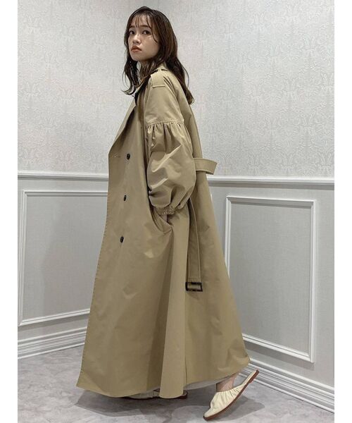 dazzlin（ダズリン）の「ボリュームレディトレンチコート（トレンチコート・レディース・ベージュ/グレー・SMALL/MEDIUM）」の22枚目の写真