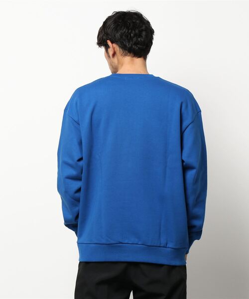 VIBGYOR（ヴィブジョー）の「【CHICHI】MONTARA LOGO / アーチロゴ 配色刺繍 クルーネック スウェット（スウェット・レディース・ブラック/パープル/ブルー/グリーン/グレー系その他・FREE）」の12枚目の写真