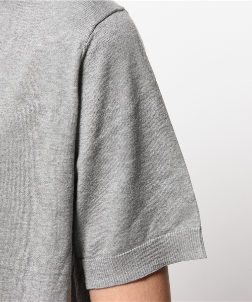 KATHARINE HAMNETT LONDON （キャサリンハムネットロンドン）の「【LAB】 ORGANIC HIGAGE PULLOVER / LABオーガニックハイゲージプルオーバーニット（ニット/セーター・メンズ・グレー/ネイビー/アイボリー・SMALL/LARGE/MEDIUM）」の8枚目の写真