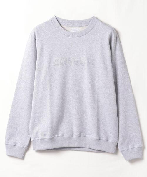 アニエスb カレッジ風ロゴスウェット トレーナー sweatshirt アニエスb カレッジ風ロゴスウェット トレーナー sweatshirt