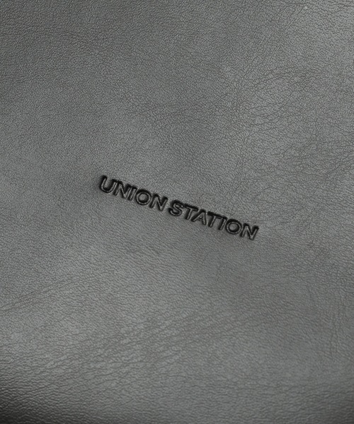 UNION STATION（ユニオンステーション）の「【コインケース付き】2WAYヴィンテージ調スクエアミニショルダーバッグ（トートバッグ・メンズ・ブラック/ブラック系その他・FREE）」の5枚目の写真