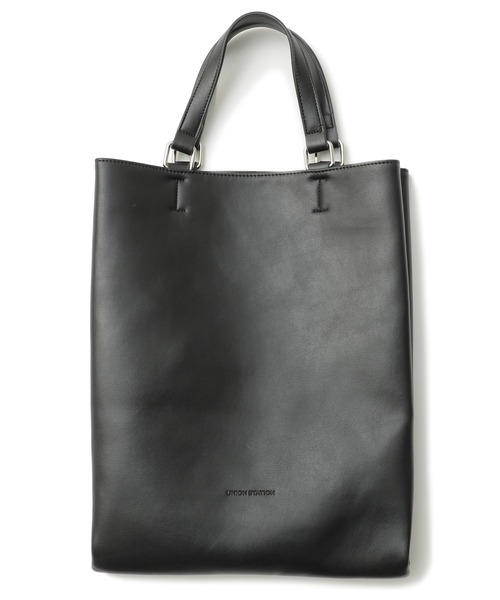 UNION STATION（ユニオンステーション）の「【コインケース付き】2WAYヴィンテージ調スクエアミニショルダーバッグ（トートバッグ・メンズ・ブラック/ブラック系その他・FREE）」の10枚目の写真