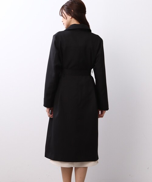 DRESKIP(ドレスキップ)の「◆【通勤/セレモニー】防花粉トレンチコート(トレンチコート・レディース・ブラック/ベージュ/ライトグリーン・02/03/04)」の7枚目の写真