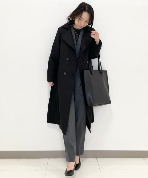 DRESKIP(ドレスキップ)の「◆【通勤/セレモニー】防花粉トレンチコート(トレンチコート・レディース・ブラック/ベージュ/ライトグリーン・02/03/04)」の17枚目の写真