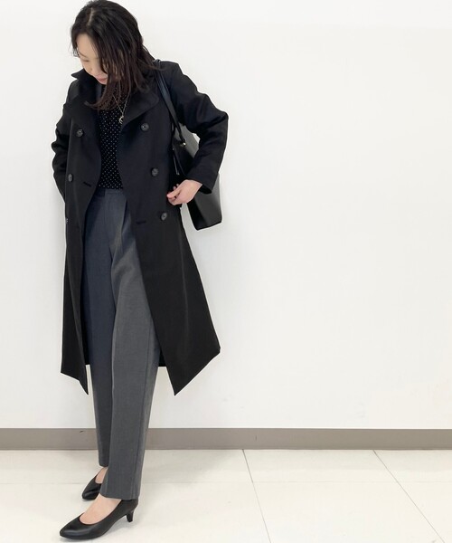 DRESKIP(ドレスキップ)の「◆【通勤/セレモニー】防花粉トレンチコート(トレンチコート・レディース・ブラック/ベージュ/ライトグリーン・02/03/04)」の18枚目の写真