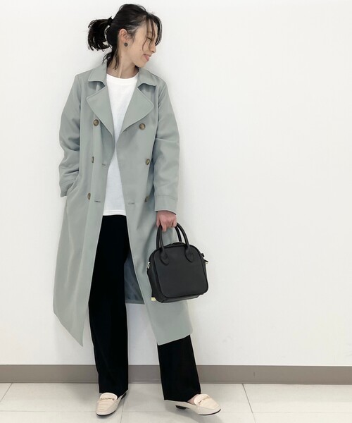 DRESKIP(ドレスキップ)の「◆【通勤/セレモニー】防花粉トレンチコート(トレンチコート・レディース・ブラック/ベージュ/ライトグリーン・02/03/04)」の21枚目の写真