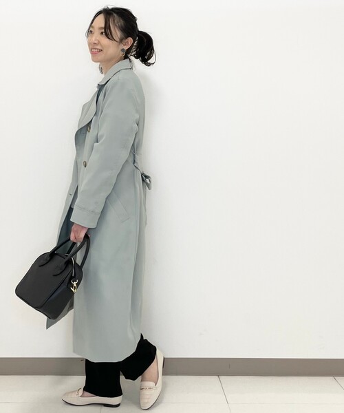 DRESKIP(ドレスキップ)の「◆【通勤/セレモニー】防花粉トレンチコート(トレンチコート・レディース・ブラック/ベージュ/ライトグリーン・02/03/04)」の22枚目の写真