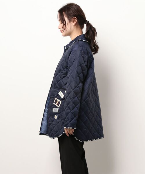 PINK HOUSE（ピンクハウス）の「ネームワッペン使いキルティングコート