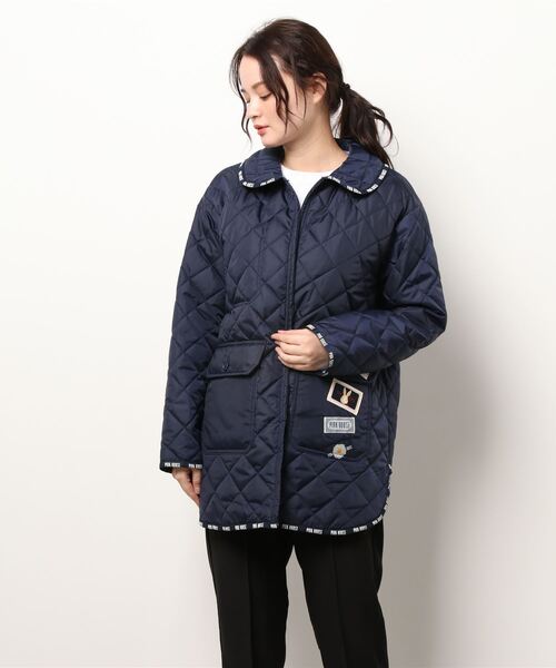 PINK HOUSE（ピンクハウス）の「ネームワッペン使いキルティングコート