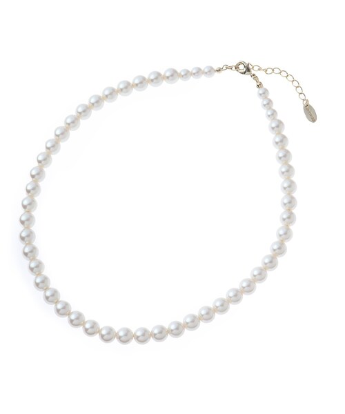 UNTITLED（アンタイトル）の「◆フェイクパールネックレス（ネックレス・レディース・アイボリー・00）」の4枚目の写真