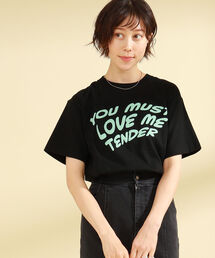 Ray BEAMS | CHARI&CO × Ray BEAMS / 別注 LOVE ME TENDER Tシャツ(Tシャツ/カットソー)