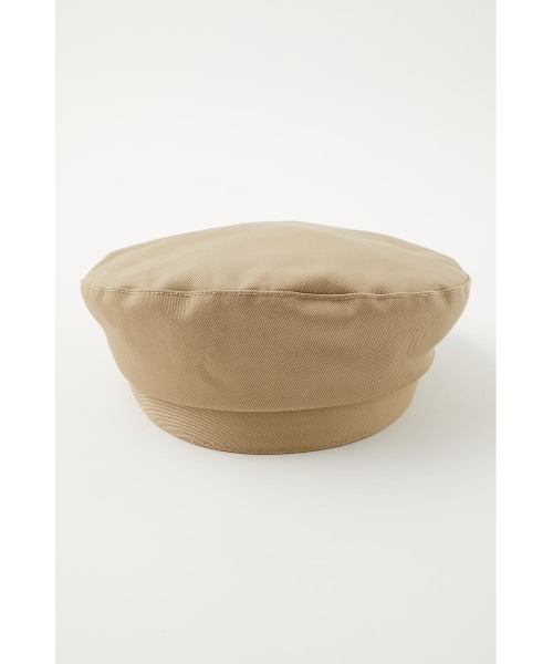 MOUSSY(マウジー)の「CANVAS ベレー(ハンチング/ベレー帽・レディース・ブラック/ベージュ・FREE)」の6枚目の写真