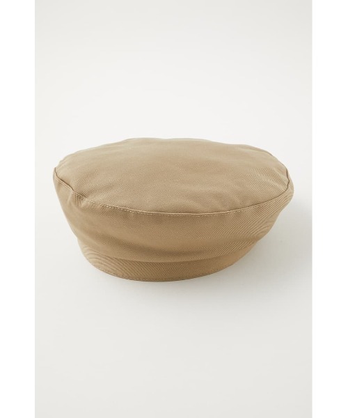 MOUSSY(マウジー)の「CANVAS ベレー(ハンチング/ベレー帽・レディース・ブラック/ベージュ・FREE)」の4枚目の写真