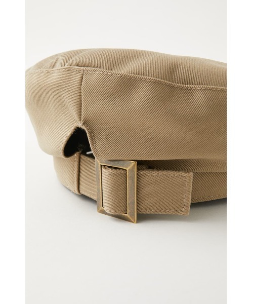 MOUSSY(マウジー)の「CANVAS ベレー(ハンチング/ベレー帽・レディース・ブラック/ベージュ・FREE)」の12枚目の写真