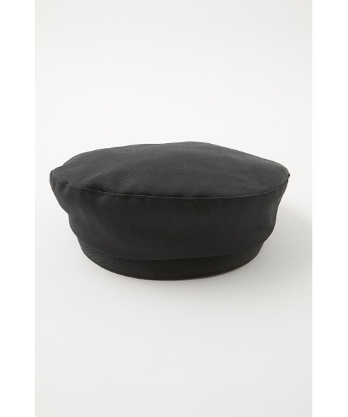 MOUSSY(マウジー)の「CANVAS ベレー(ハンチング/ベレー帽・レディース・ブラック/ベージュ・FREE)」の3枚目の写真