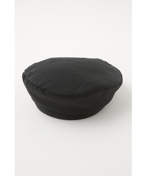 MOUSSY(マウジー)の「CANVAS ベレー(ハンチング/ベレー帽・レディース・ブラック/ベージュ・FREE)」の7枚目の写真