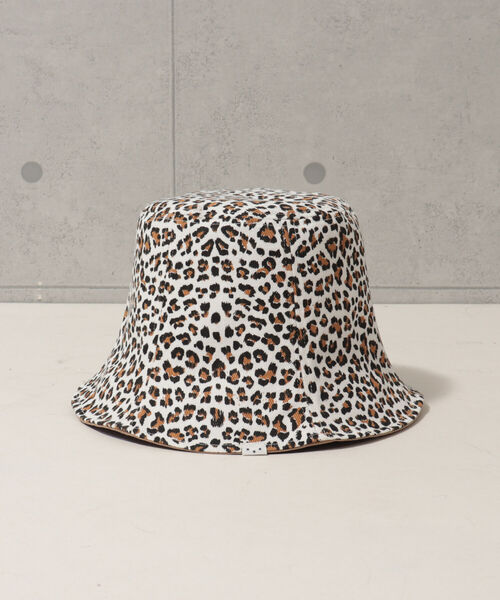 fredy repit(フレディレピ)の「レオパードチューリップリバーHAT(ハット・レディース・ブラック系その他3/ベージュ系その他3・FREE)」の9枚目の写真