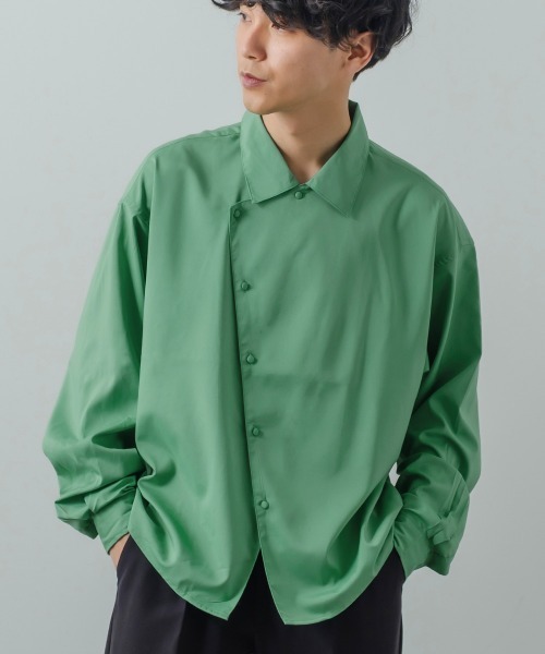 improves（インプローブス）の「アシンメトリー ショート丈 シャツ