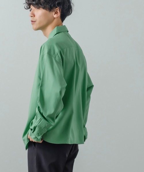 improves(インプローブス)の「アシンメトリー ショート丈 シャツジャケット(その他アウター・メンズ・グレー/ブルー/ブラック/グリーン・MEDIUM/LARGE)」の11枚目の写真