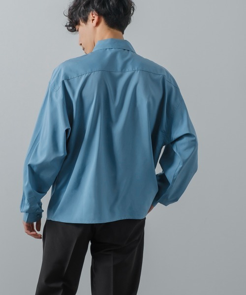 improves(インプローブス)の「アシンメトリー ショート丈 シャツジャケット(その他アウター・メンズ・グレー/ブルー/ブラック/グリーン・MEDIUM/LARGE)」の22枚目の写真