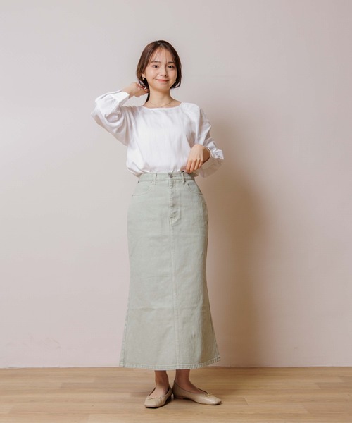 flower（フラワー）の「ウィングギャザーブラウス（Tシャツ/カットソー・レディース・アイボリー/ホワイト・FREE）」の19枚目の写真