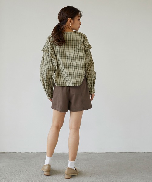 179/WG(イチナナキュウダブルジー)の「カットソーショートパンツ(その他パンツ・レディース・ブラック/ブラウン/グリーン・MEDIUM)」の17枚目の写真
