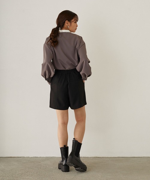 179/WG(イチナナキュウダブルジー)の「カットソーショートパンツ(その他パンツ・レディース・ブラック/ブラウン/グリーン・MEDIUM)」の21枚目の写真