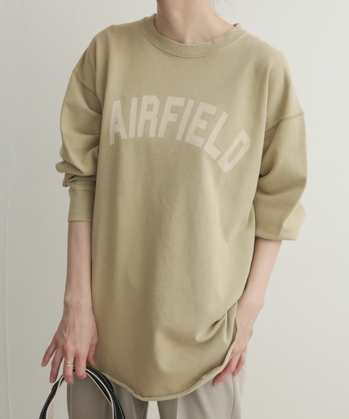 URBAN RESEARCH DOORS（アーバンリサーチドアーズ）の「ピグメントプリントスウェット（スウェット・レディース・チャコールグレー/ライトベージュ/ライトカーキ・1）」の17枚目の写真